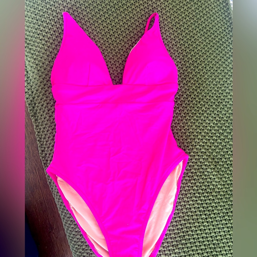 Jcrew plunge one piece swim
